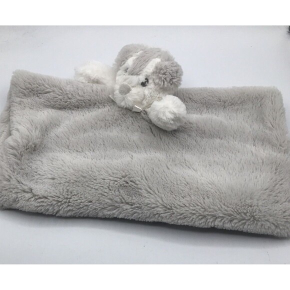 Blankets and Beyond White Puppy Security‎ Blanket Lovey Plush Baby Blankie - Picture 7 of 7